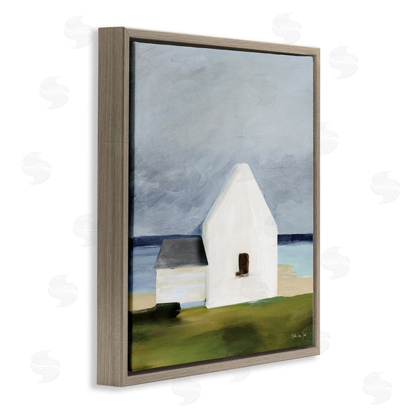 Stupell Industries Stellar Studio | Cape Cottage Under Grey Sky