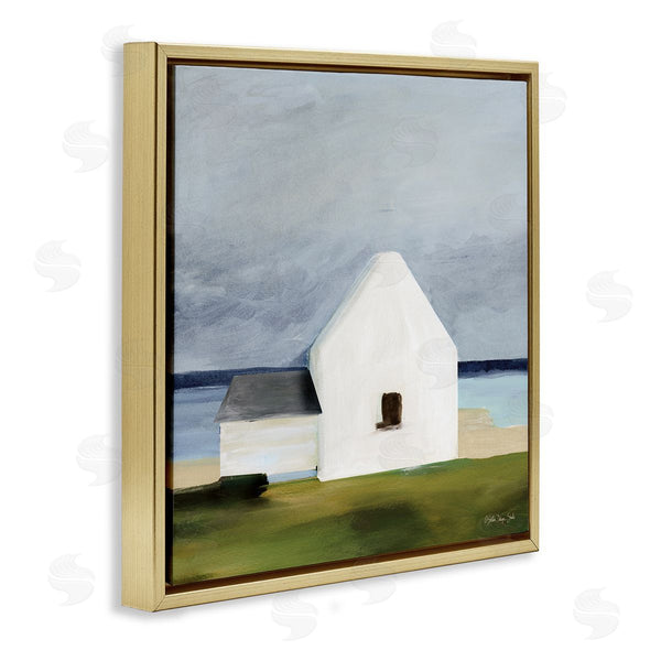Stupell Industries Stellar Studio | Cape Cottage Under Grey Sky