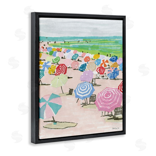 Stupell Industries Stellar Studio | Pastel Umbrella Beach Coast