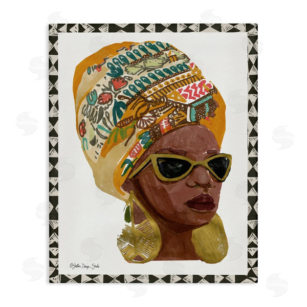 stupell industries Stellar Studio | Patterned Fashion Model Painting