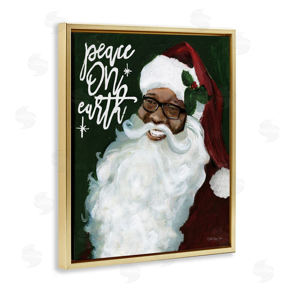 Stupell Industries Stellar Studio | Peace On Earth Santa