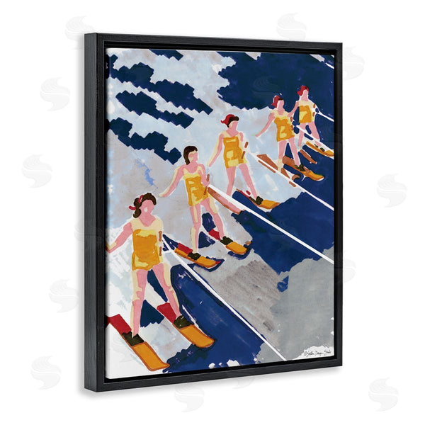 Stupell Industries Stellar Studio | Retro Water Ski Show Line