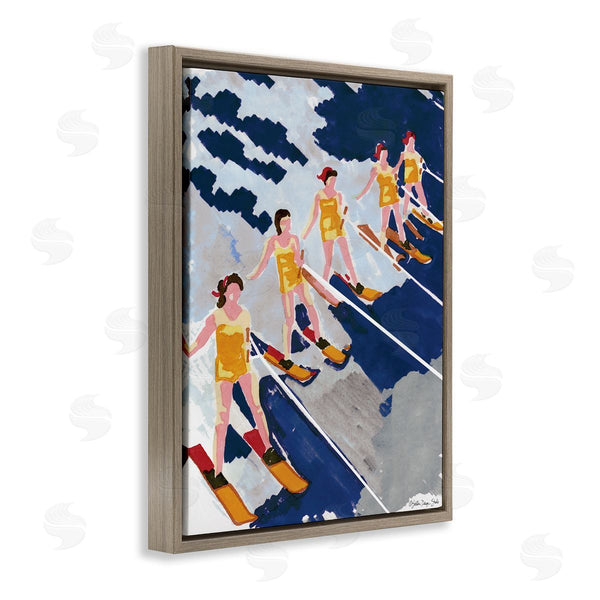 Stupell Industries Stellar Studio | Retro Water Ski Show Line