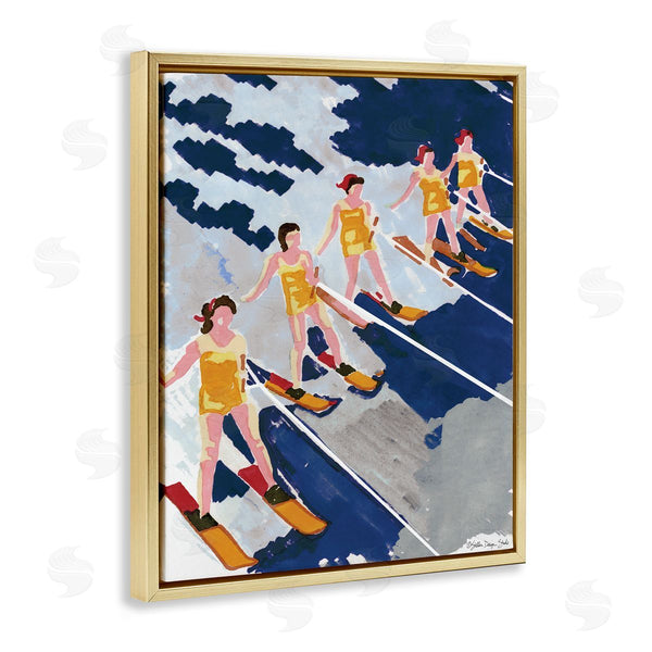 Stupell Industries Stellar Studio | Retro Water Ski Show Line