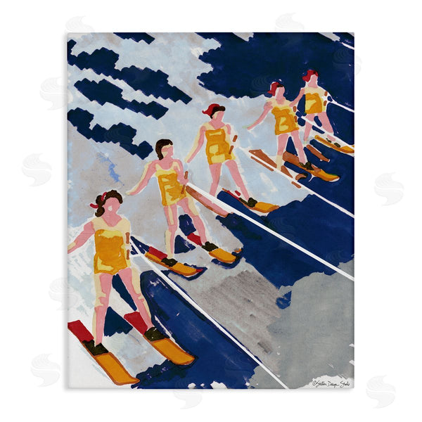 stupell industries Stellar Studio | Retro Water Ski Show Line