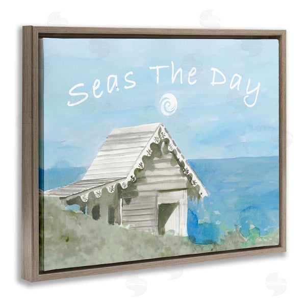Stupell Industries Stellar Studio | Seas The Day Beach Cottage