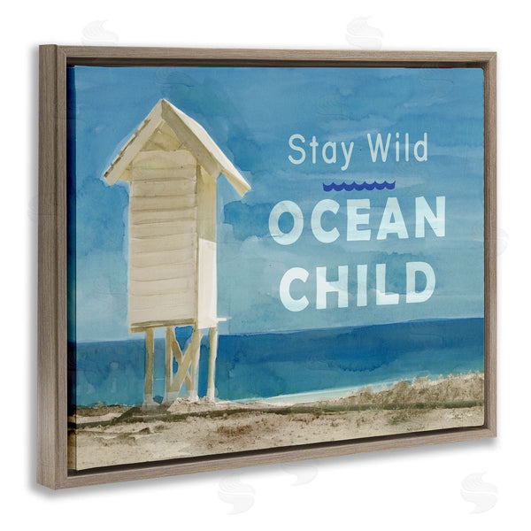 Stupell Industries Stellar Studio | Stay Wild Ocean Child