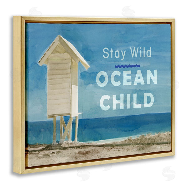 Stupell Industries Stellar Studio | Stay Wild Ocean Child