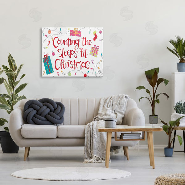 Stupell Industries Stephanie Dicks | Counting The Sleeps 'Til Christmas Wall Art