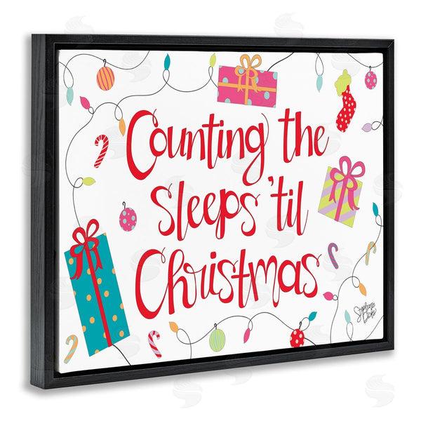 Stupell Industries Stephanie Dicks | Counting The Sleeps 'Til Christmas Wall Art