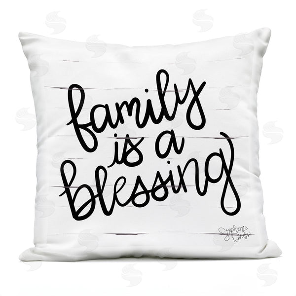 Stupell Industries Stephanie Dicks | Family Is A Blessing Printed Throw Pillow