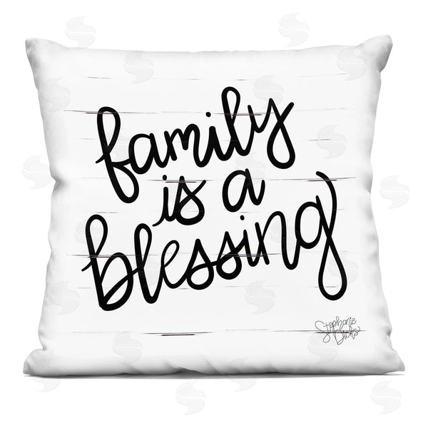 stupell industries Stephanie Dicks | Family Is a Blessing Printed Throw Pillow