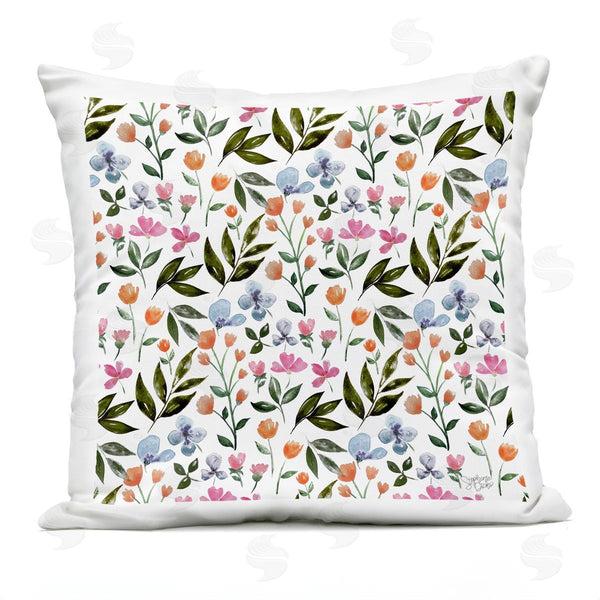 Stupell Industries Stephanie Dicks | Fun Floral Sprigs Pattern Printed Throw Pillow