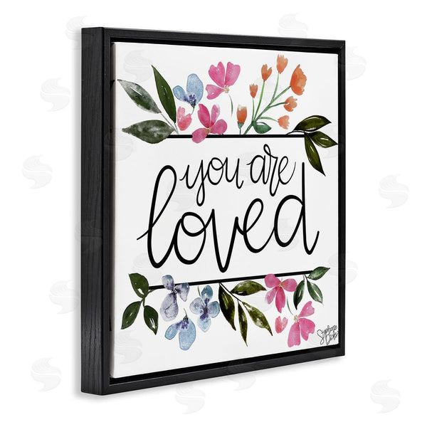 Stupell Industries Stephanie Dicks | You Are Loved Botanical Blossoms Wall Art