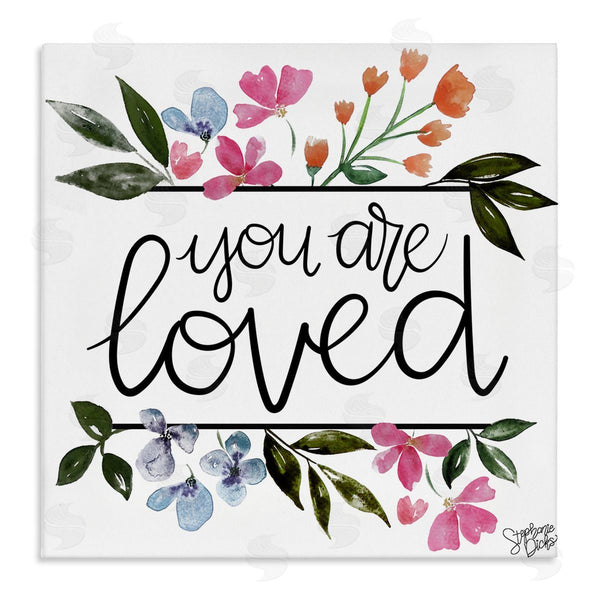 stupell industries Stephanie Dicks | You Are Loved Botanical Blossoms Wall Art
