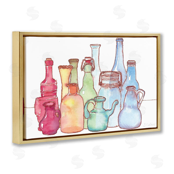 Stupell Industries Stephanie Fielden | Colorful Vases Collection