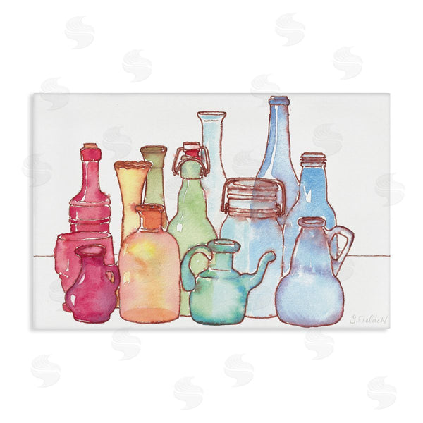 stupell industries Stephanie Fielden | Colorful Vases Collection