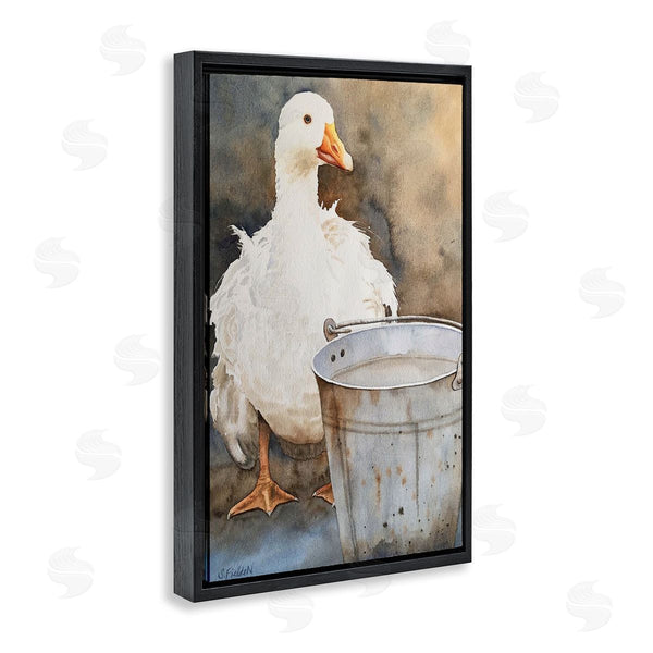 Stupell Industries Stephanie Fielden | Duck & Country Pail