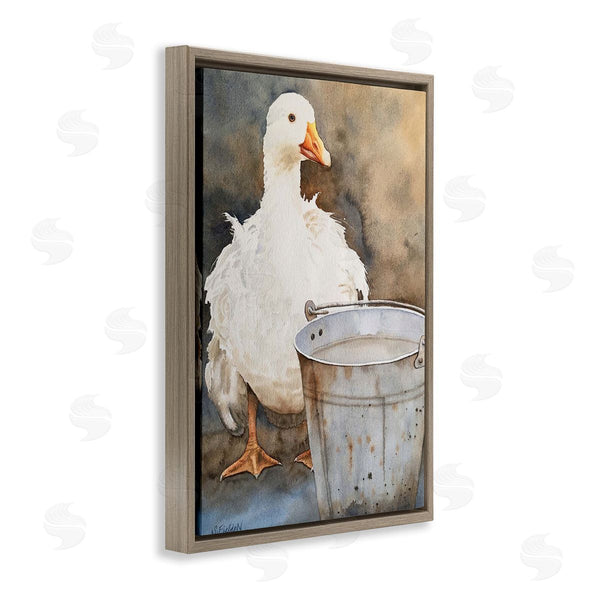 Stupell Industries Stephanie Fielden | Duck & Country Pail