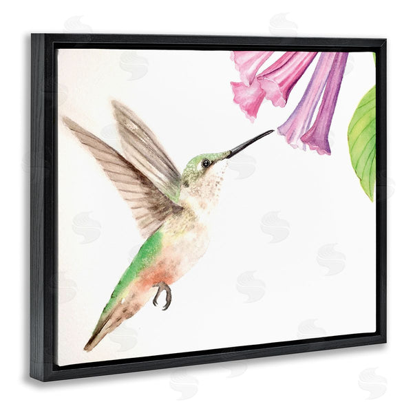 Stupell Industries Stephanie Fielden | Hummingbird & Bluebell Flower
