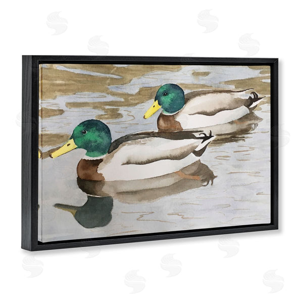 Stupell Industries Stephanie Fielden | Mallard Ducks Pair