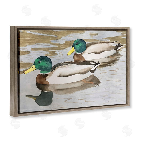 Stupell Industries Stephanie Fielden | Mallard Ducks Pair