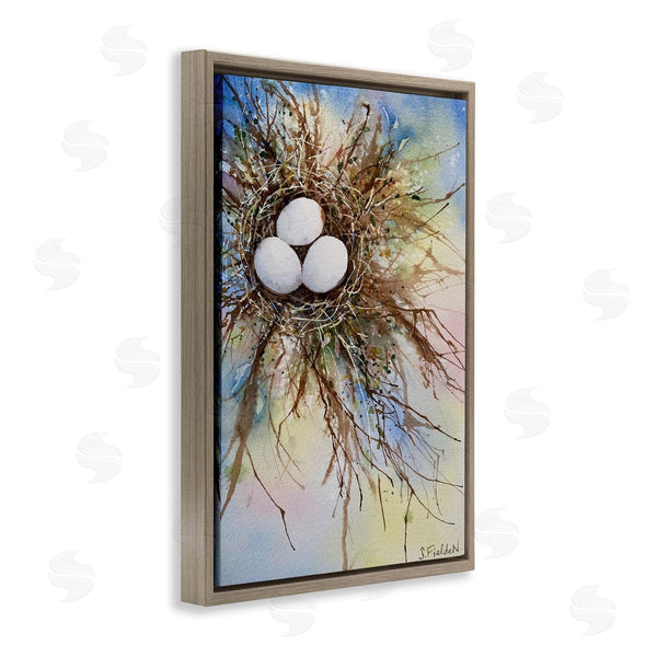 Stupell Industries Stephanie Fielden | Modern Watercolor Bird Nest