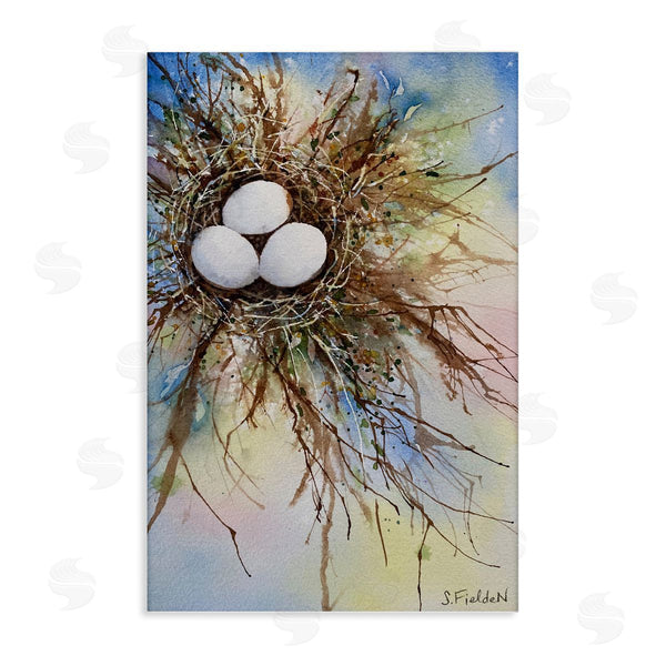 stupell industries Stephanie Fielden | Modern Watercolor Bird Nest