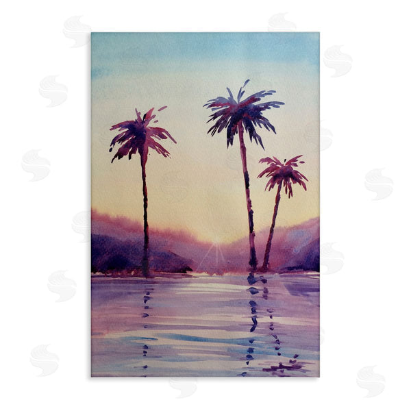 stupell industries Stephanie Fielden | Purple Hued Palm Trees