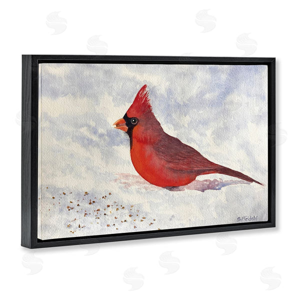 Stupell Industries Stephanie Fielden | Red Cardinal In Snow