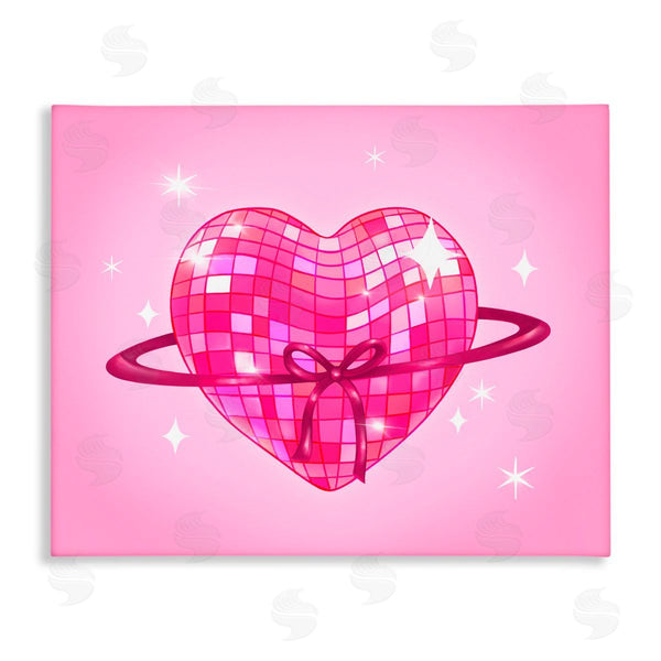 stupell industries Stephanie Sanchez | Disco Heart Planet Rings