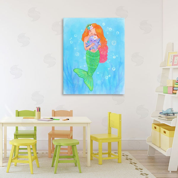 Stupell Industries Stephanie Sanchez | Sweet Mermaid Love