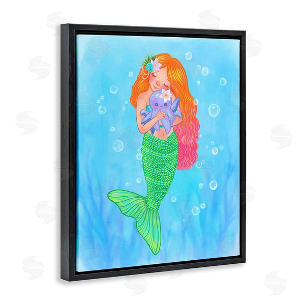 Stupell Industries Stephanie Sanchez | Sweet Mermaid Love
