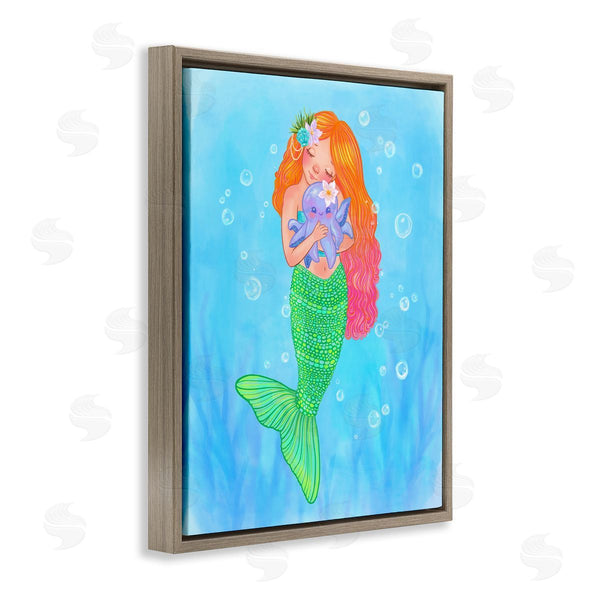 Stupell Industries Stephanie Sanchez | Sweet Mermaid Love