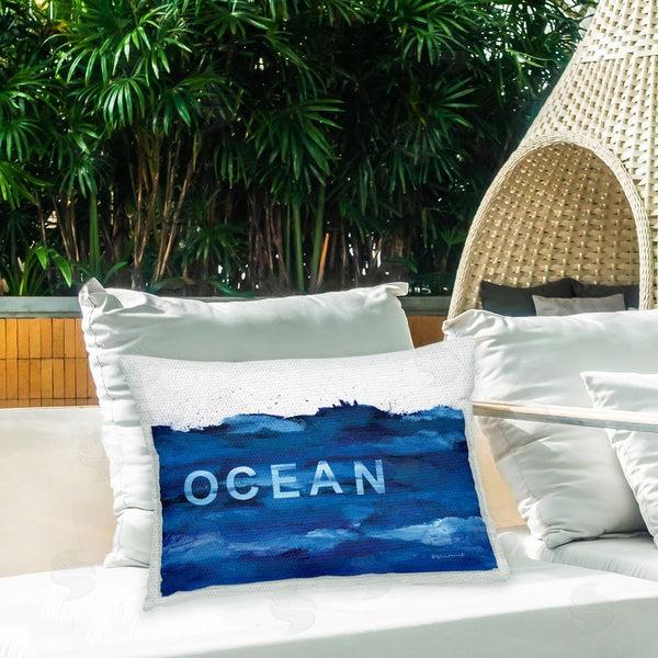 Stupell Industries Stephanie Workman Marrott | Abstract Ocean Phrase