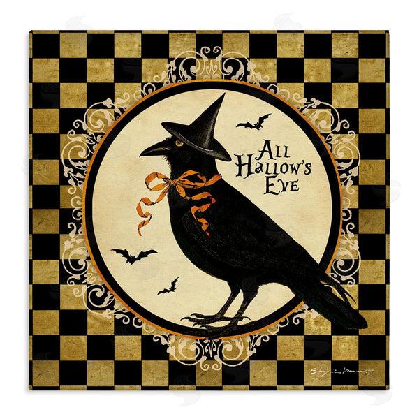 stupell industries Stephanie Workman Marrott | All Hallow's Eve Halloween Crow Wall Art