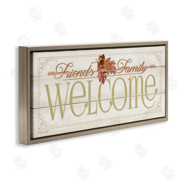 Stupell Industries Stephanie Workman Marrott | Autumn Friends Family Welcome Wall Art