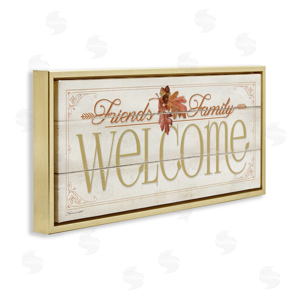 Stupell Industries Stephanie Workman Marrott | Autumn Friends Family Welcome Wall Art