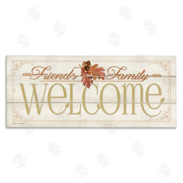 stupell industries Stephanie Workman Marrott | Autumn Friends Family Welcome Wall Art