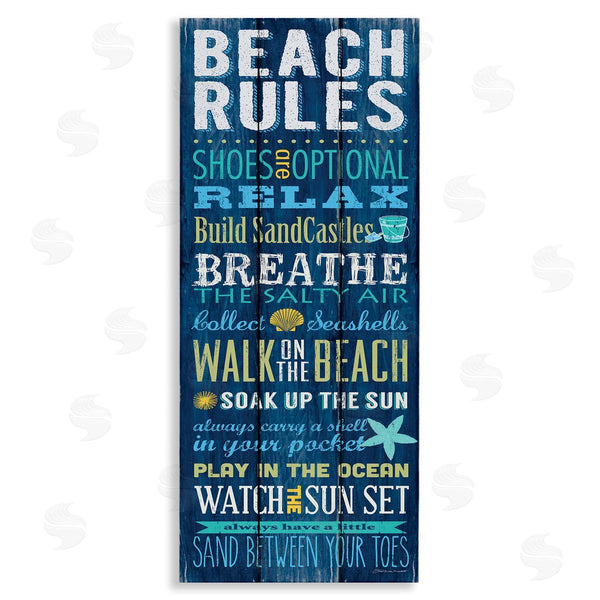 stupell industries Stephanie Workman Marrott | Beach Rules Relax Breathe