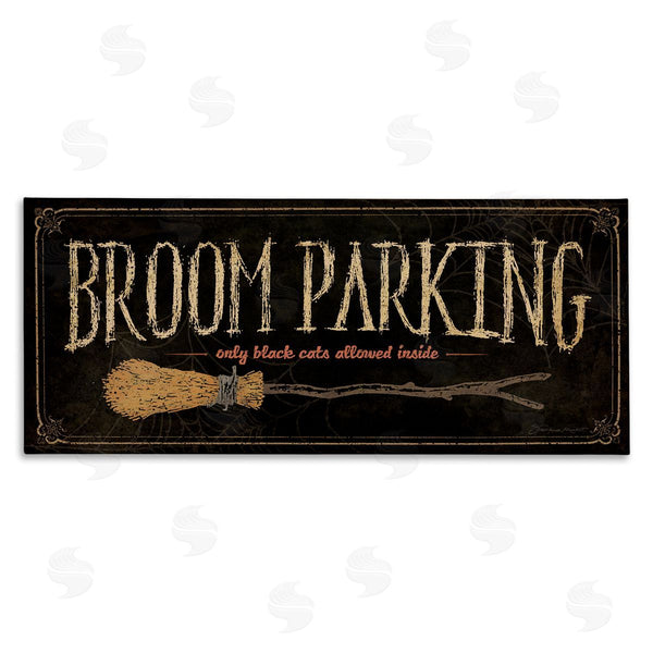 stupell industries Stephanie Workman Marrott | Broom Parking Black Cats Allowed Wall Art