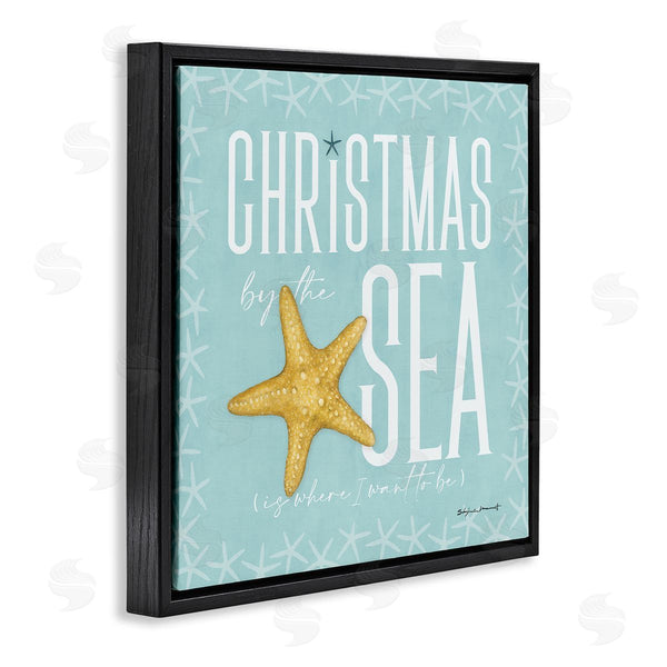 Stupell Industries Stephanie Workman Marrott | Christmas By The Sea Turquoise Wall Art