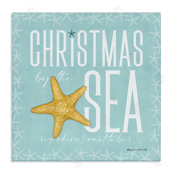 stupell industries Stephanie Workman Marrott | Christmas By The Sea Turquoise Wall Art