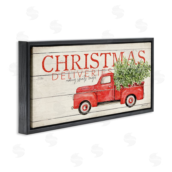 Stupell Industries Stephanie Workman Marrott | Christmas Deliveries Red Truck Wall Art