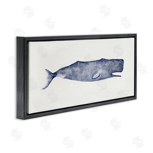 Stupell Industries Stephanie Workman Marrott | Classic Whale Watercolor Illustration