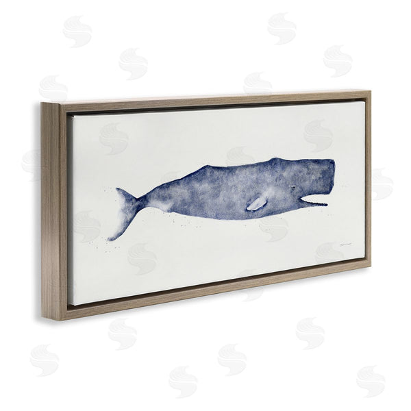 Stupell Industries Stephanie Workman Marrott | Classic Whale Watercolor Illustration
