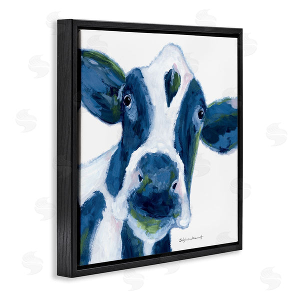Stupell Industries Stephanie Workman Marrott | Country Cow Face Farm Animal Wall Art