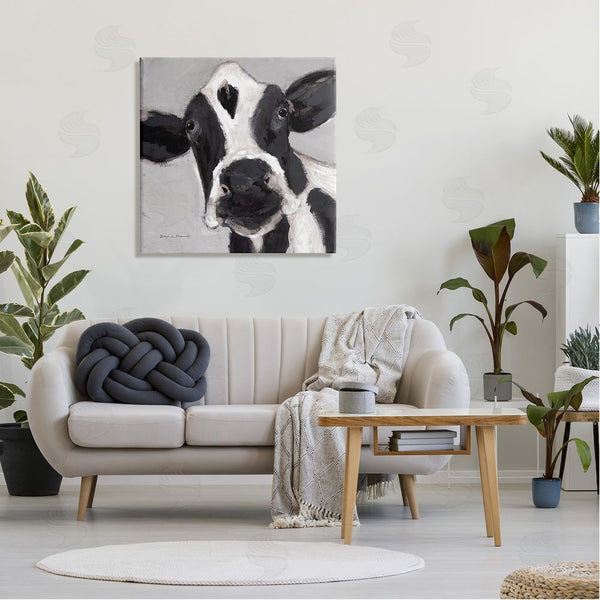 Stupell Industries Stephanie Workman Marrott | Country Cow Farmhouse Portrait Wall Art