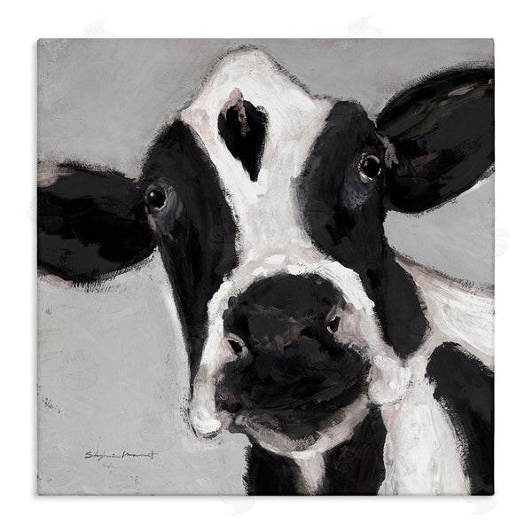 stupell industries Stephanie Workman Marrott | Country Cow Farmhouse Portrait Wall Art
