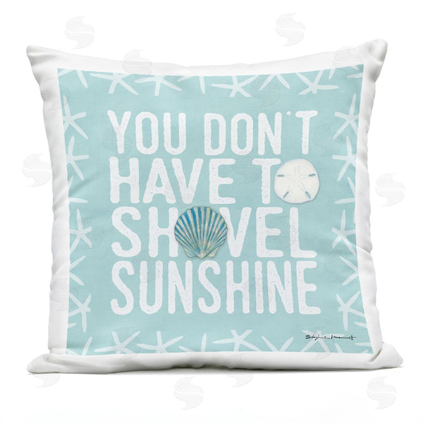 Stupell Industries Stephanie Workman Marrott | Don't Have To Shovel Sunshine Printed Throw Pillow